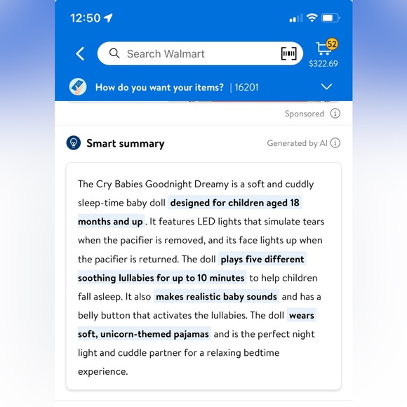 Baby’s toy LED LIGHT UP DOLL!! Sleepytime dreamy cry baby!! 😭 - Picture 8 of 16